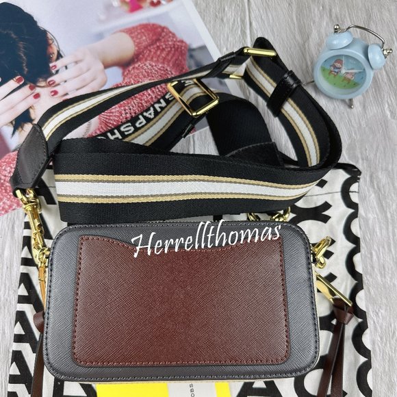 Marc Jacobs The Mixed Media Snapshot Crossbody Bag - Picture 9 of 12